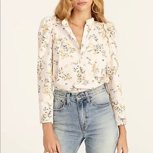 Jcrew budding floral top